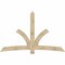 Ekena Millwork Davenport Rough Sawn Timber Gable Bracket, Douglas Fir, 96"W x 60"H x 6"D x 6"F, 15/12 Pitch GBW096X60X0606DAV00RDF - alternate 1